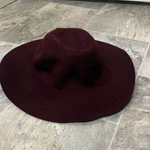 Elegant Burgundy Women's Hat